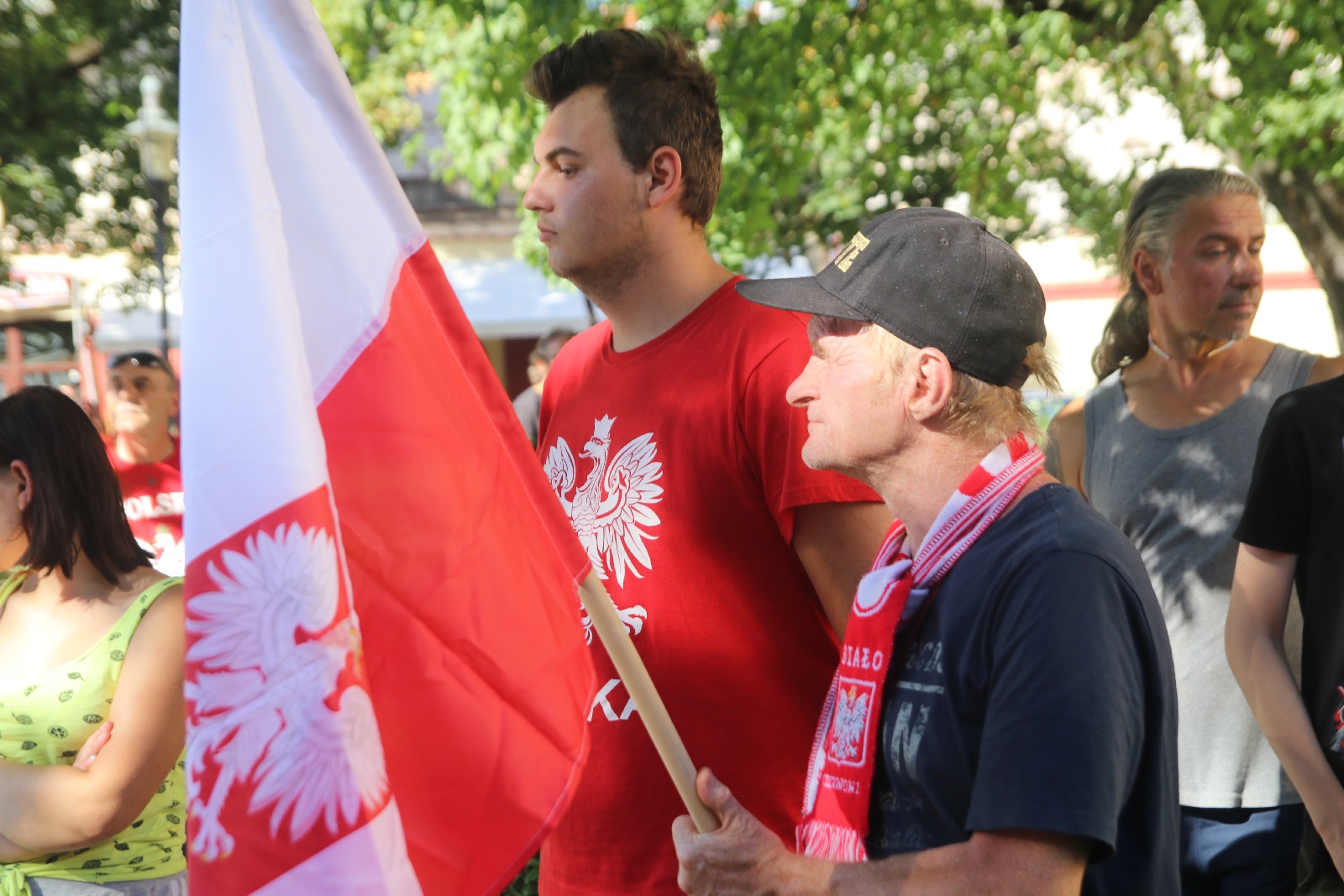Zablokowali ruch na placu Wilsona aby oddać hołd powstańcom