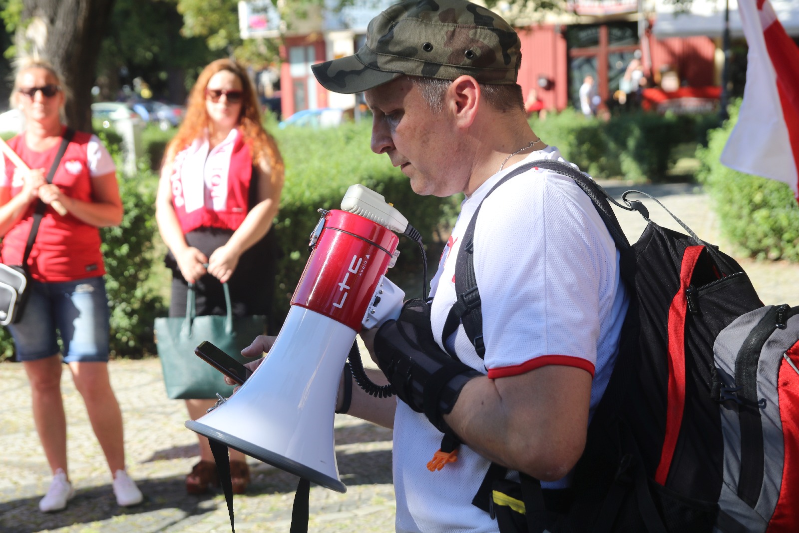 Zablokowali ruch na placu Wilsona aby oddać hołd powstańcom