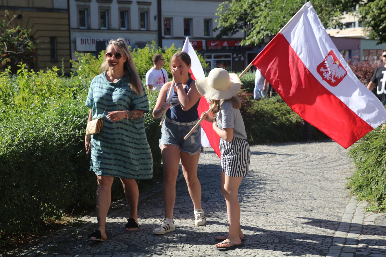 Zablokowali ruch na placu Wilsona aby oddać hołd powstańcom