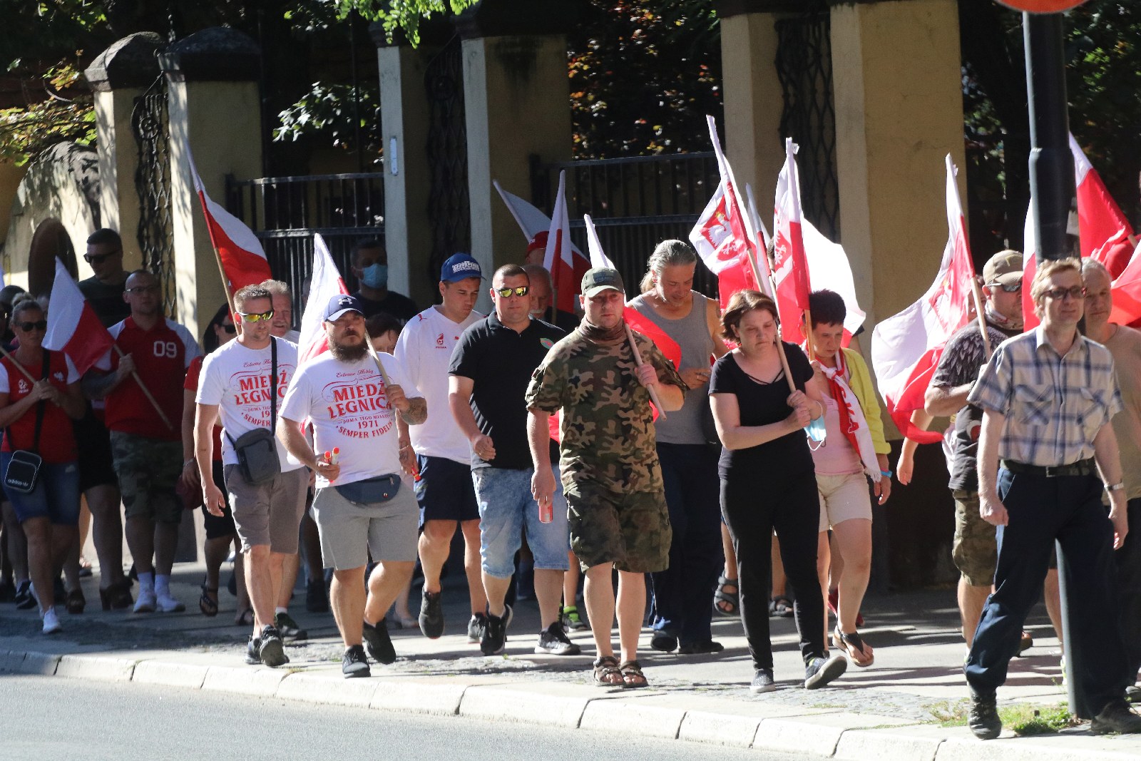Zablokowali ruch na placu Wilsona aby oddać hołd powstańcom