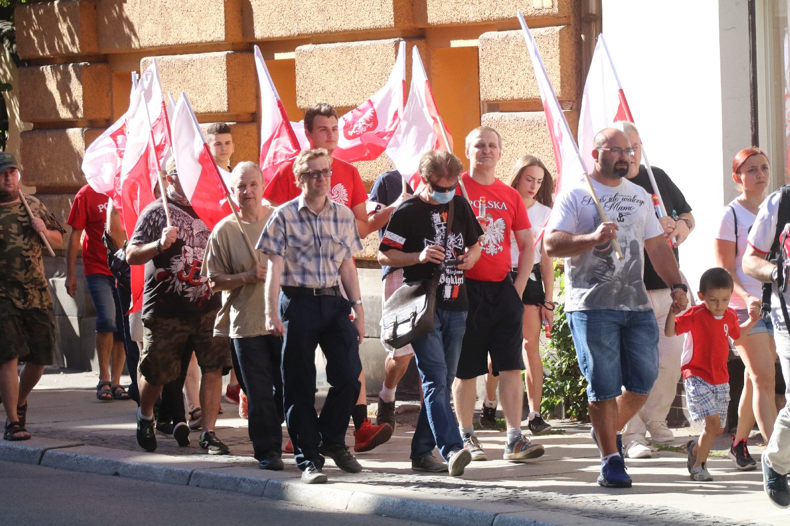 Zablokowali ruch na placu Wilsona aby oddać hołd powstańcom