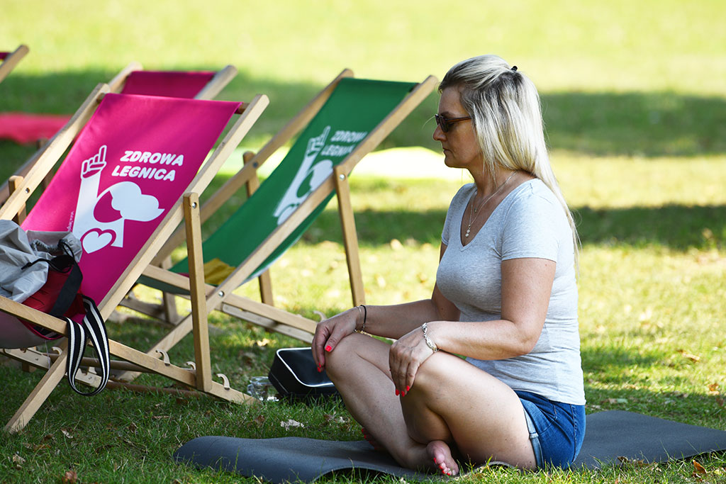 Niedzielny relaks na Polanie Angielskiej w Parku Miejskim