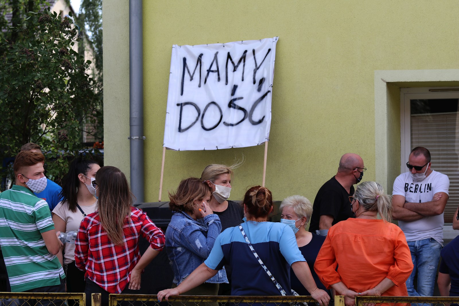 Mieszkańcy Koskowic blokowali drogę powiatową
