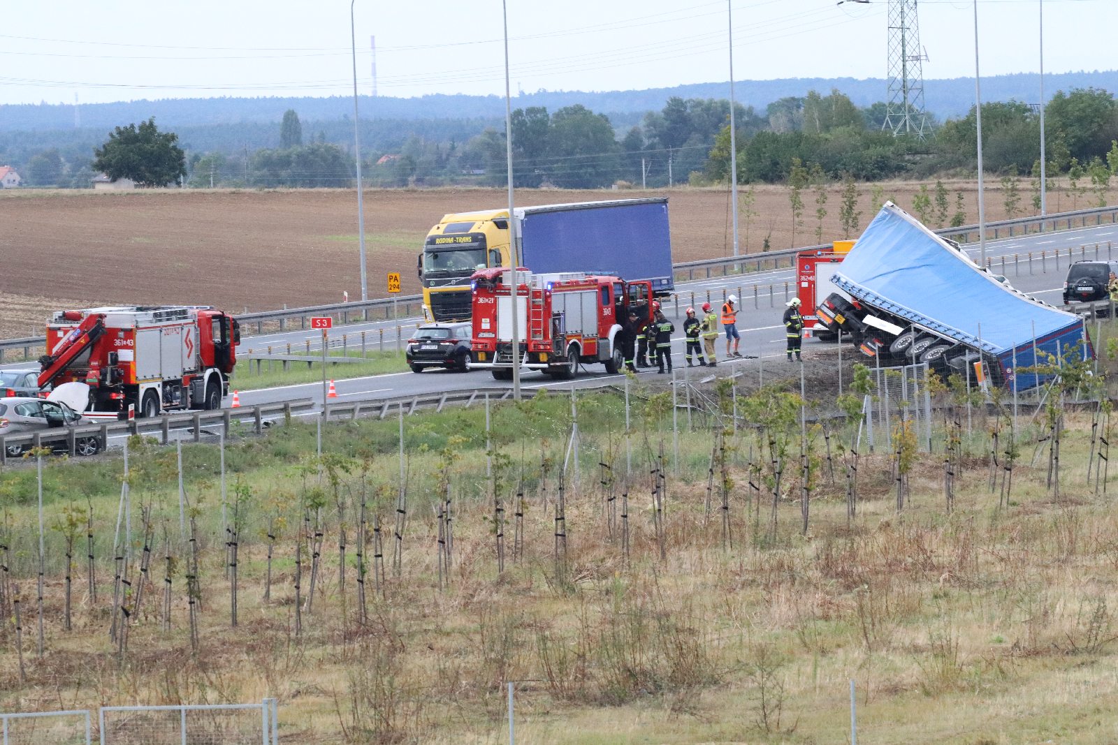Wypadek na trasie S3. Są utrudnienia w ruchu	