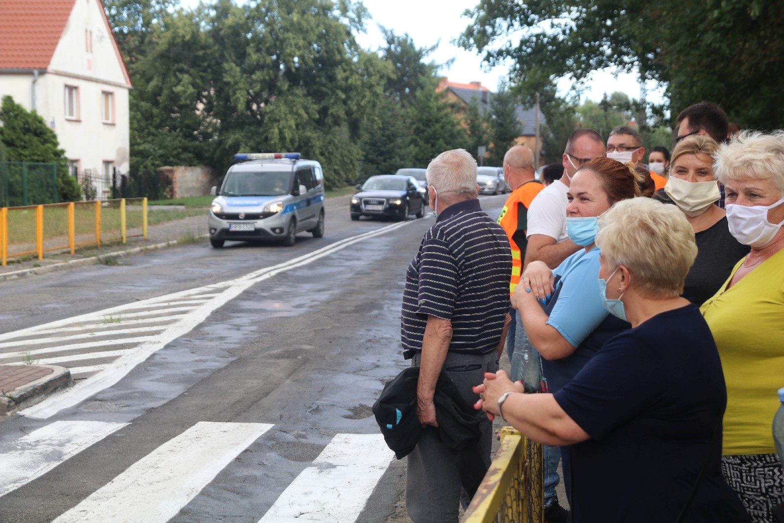 Mieszkańcy Koskowic blokowali drogę powiatową