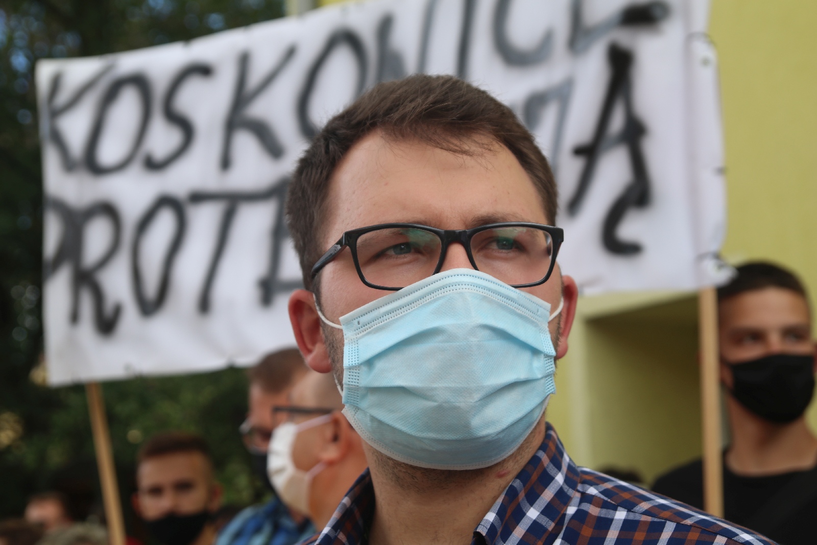 Mieszkańcy Koskowic blokowali drogę powiatową