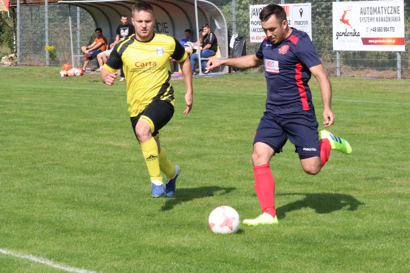 W meczu Iskra II Kochlice - Gama Ujazd Górny  padło 14 bramek