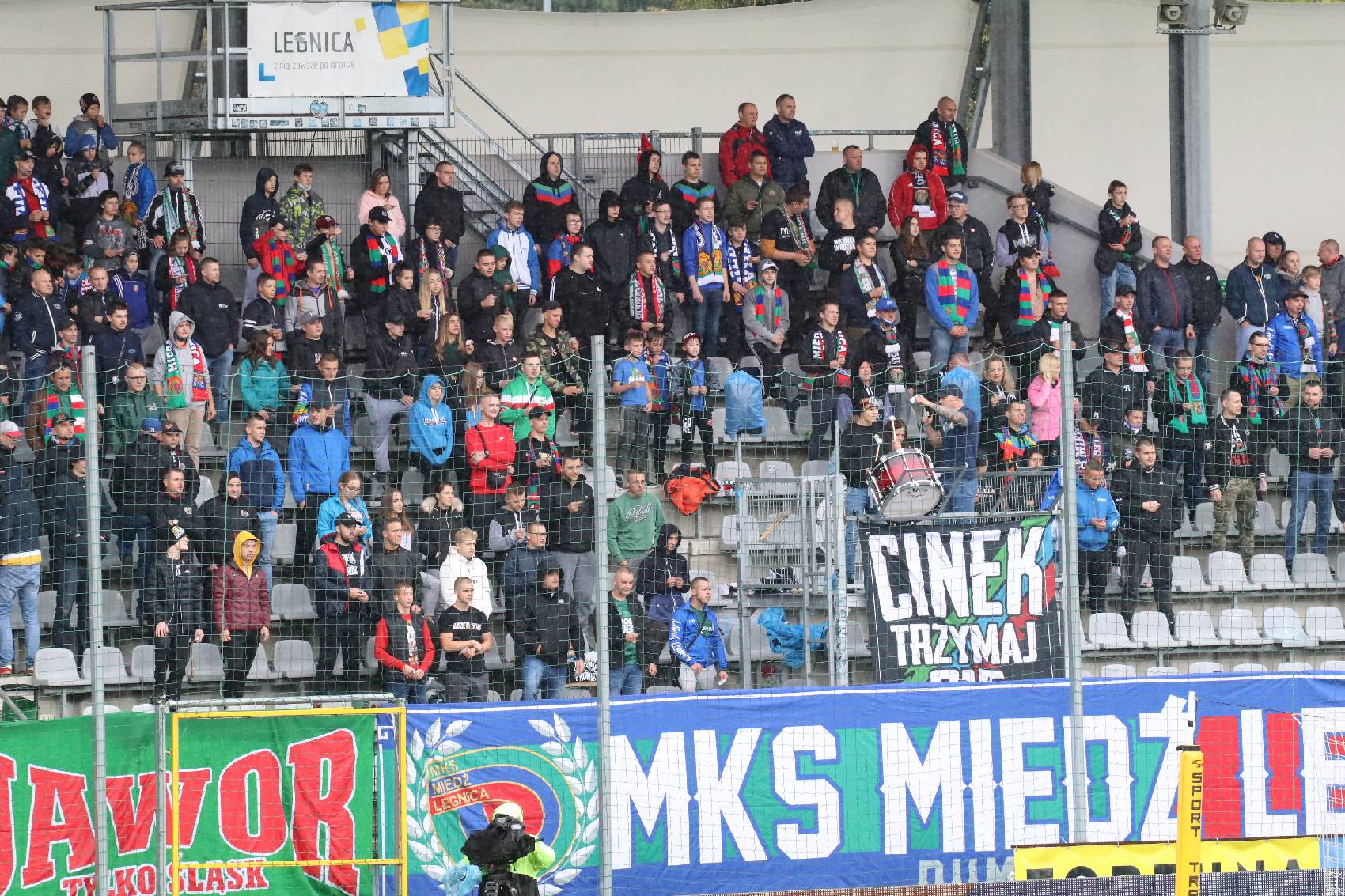 Miedź Legnica wyszarpała remis w ulewie