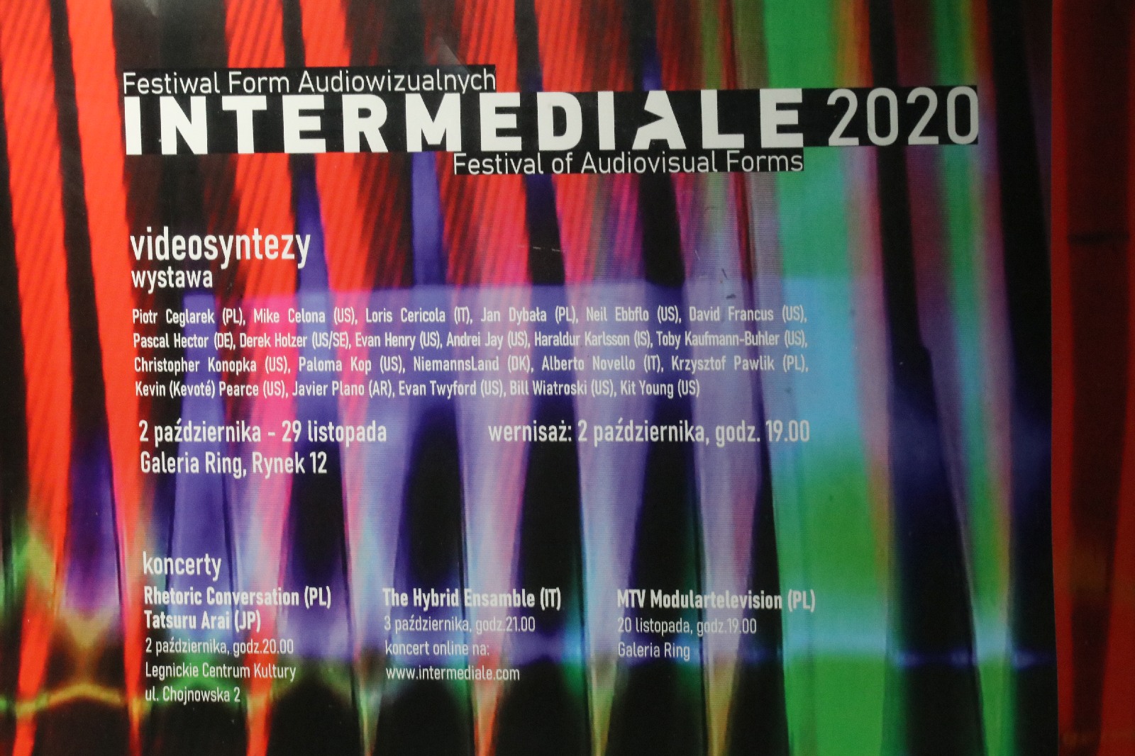 Rozpoczął się 26 Festiwal Form Audiowizualnych Intermediale
