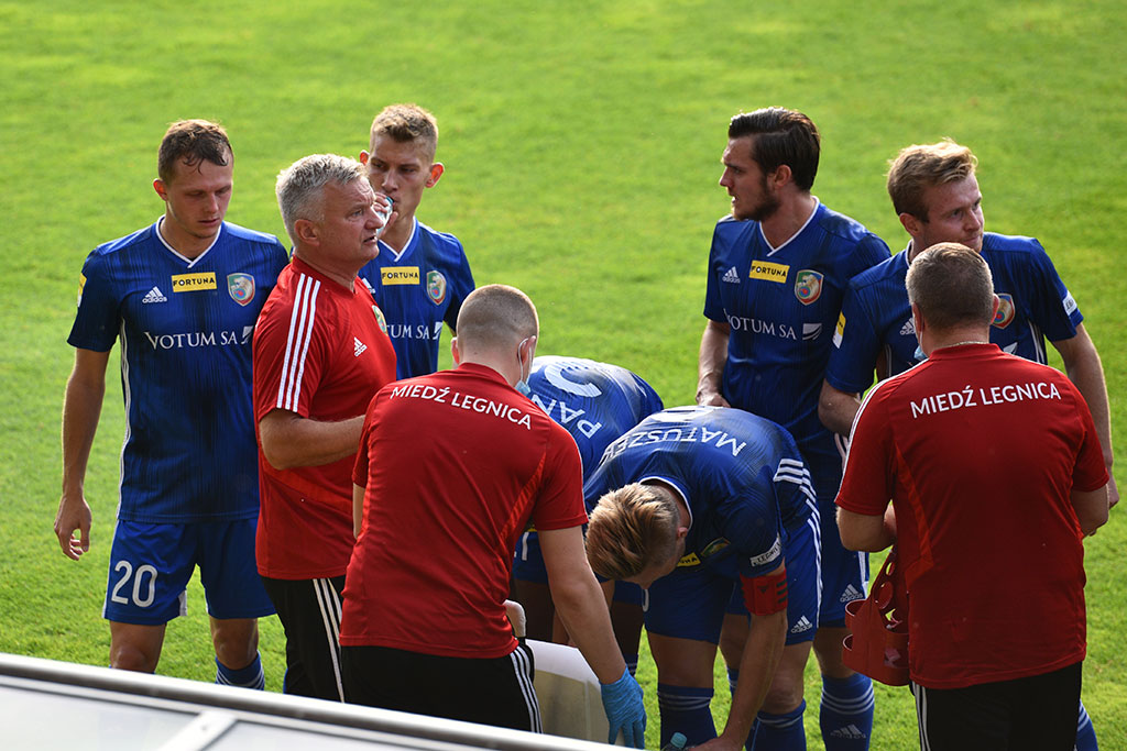 Miedź Legnica zremisowała w derbach z Chrobrym Głogów 2:2
