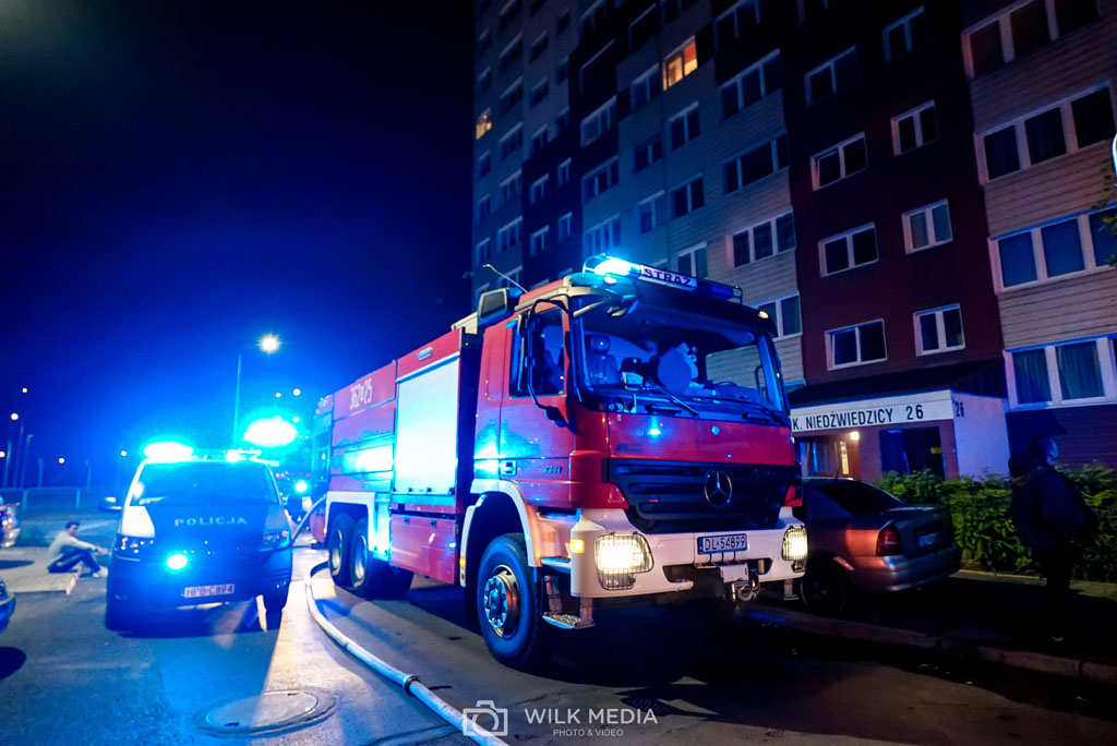 Pożar piwnicy na Wlk. Niedźwiedzicy. Nikt nie ucierpiał