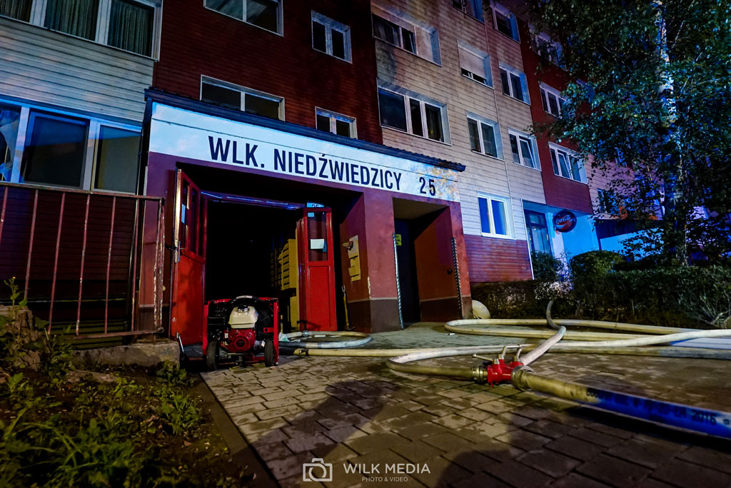 Pożar piwnicy na Wlk. Niedźwiedzicy. Nikt nie ucierpiał
