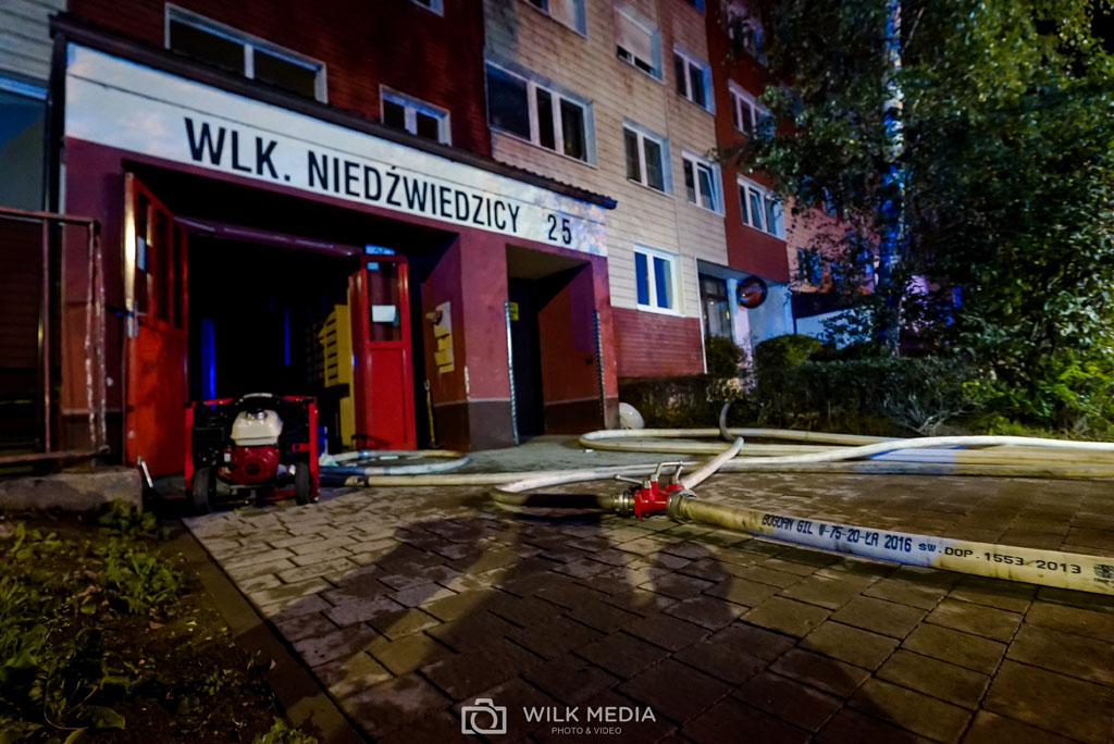 Pożar piwnicy na Wlk. Niedźwiedzicy. Nikt nie ucierpiał