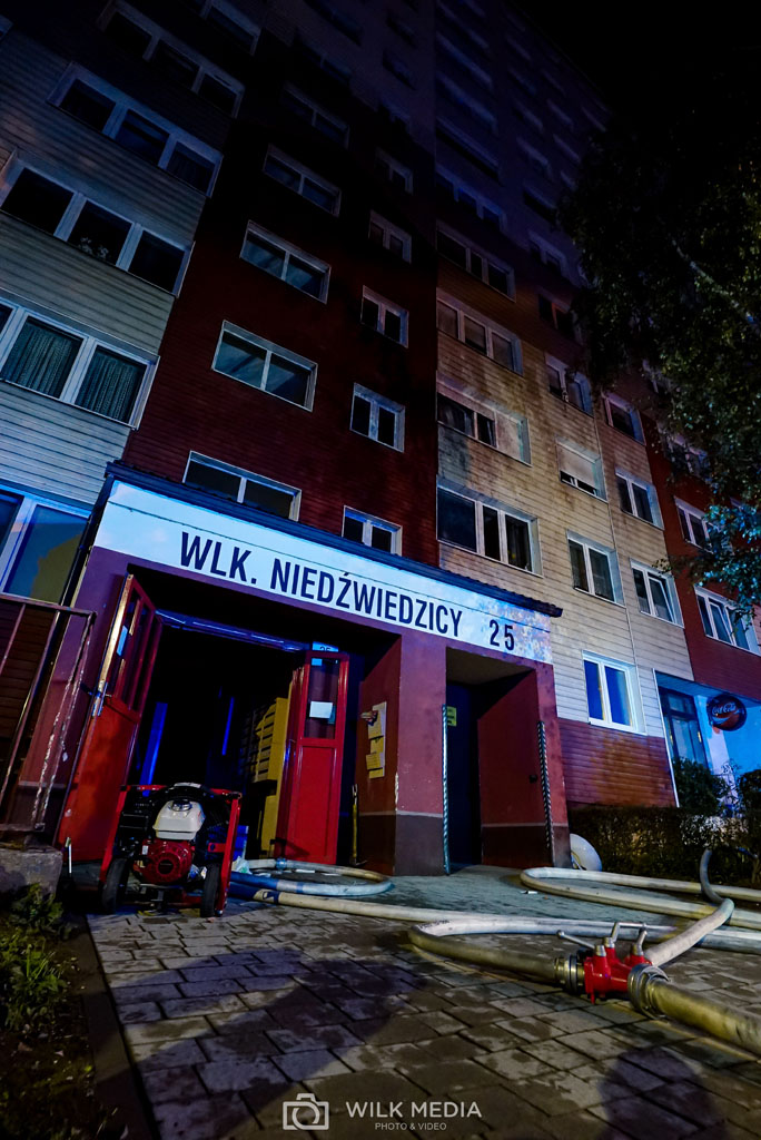Pożar piwnicy na Wlk. Niedźwiedzicy. Nikt nie ucierpiał