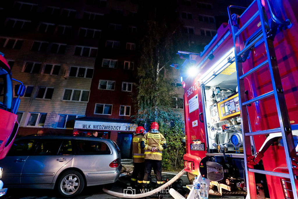 Pożar piwnicy na Wlk. Niedźwiedzicy. Nikt nie ucierpiał