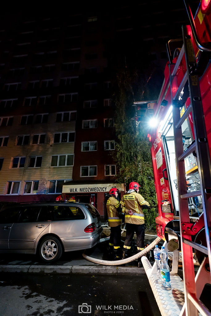 Pożar piwnicy na Wlk. Niedźwiedzicy. Nikt nie ucierpiał