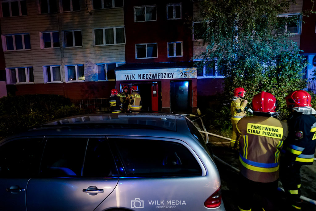 Pożar piwnicy na Wlk. Niedźwiedzicy. Nikt nie ucierpiał