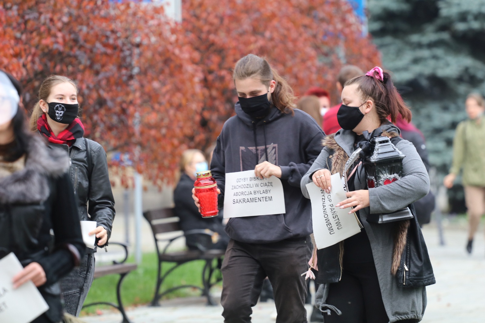 Protest przed siedzibą PiS: Nie dla Piekła Kobiet
