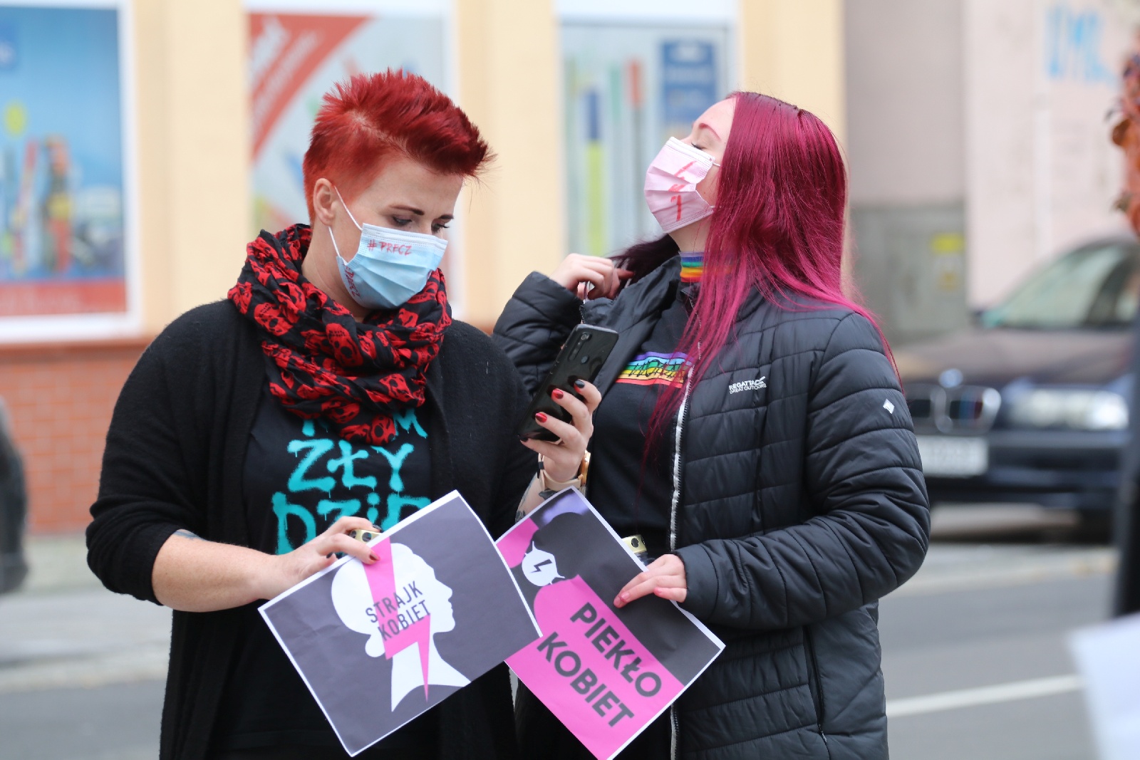 Protest przed siedzibą PiS: Nie dla Piekła Kobiet