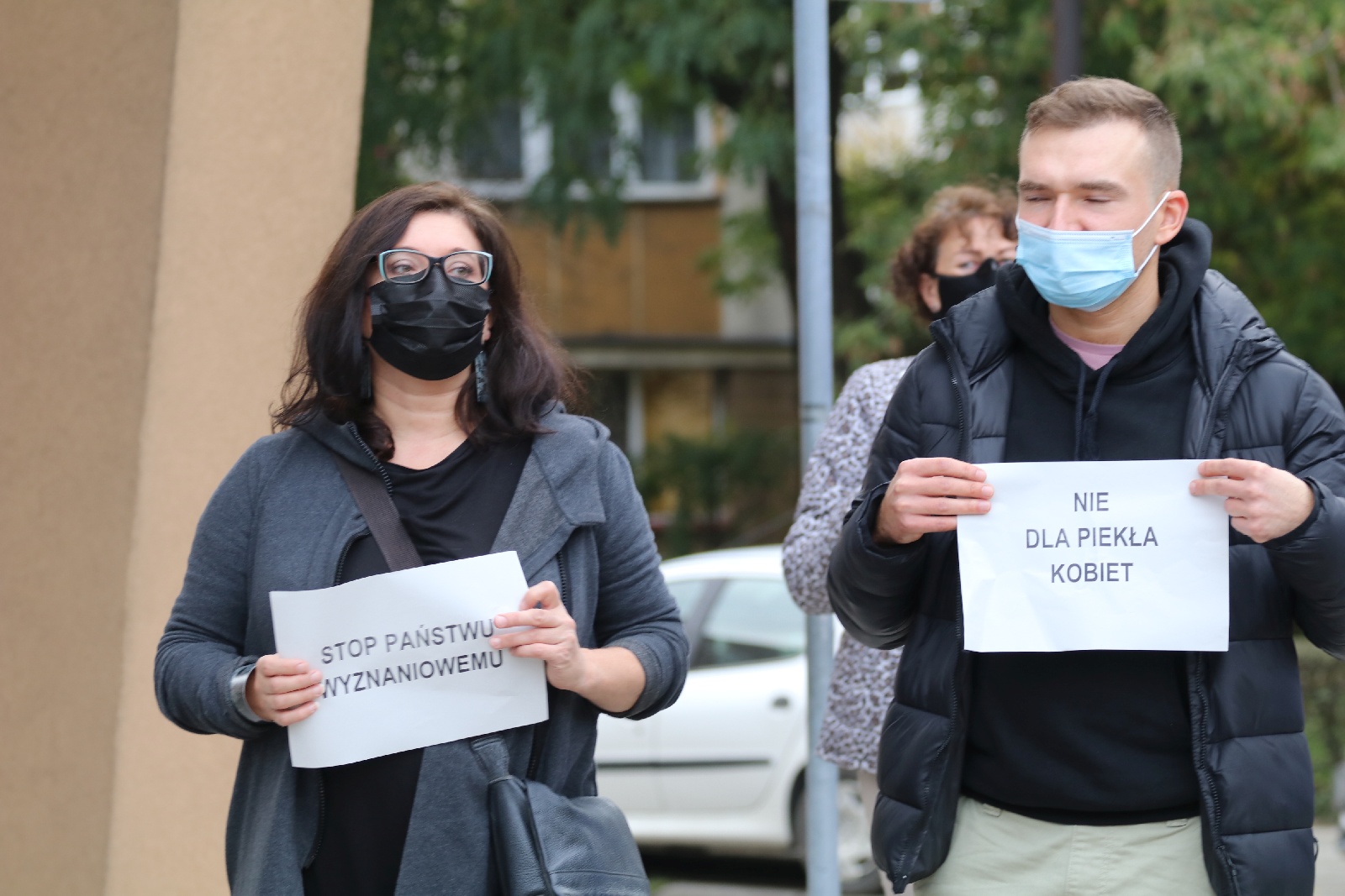 Protest przed siedzibą PiS: Nie dla Piekła Kobiet
