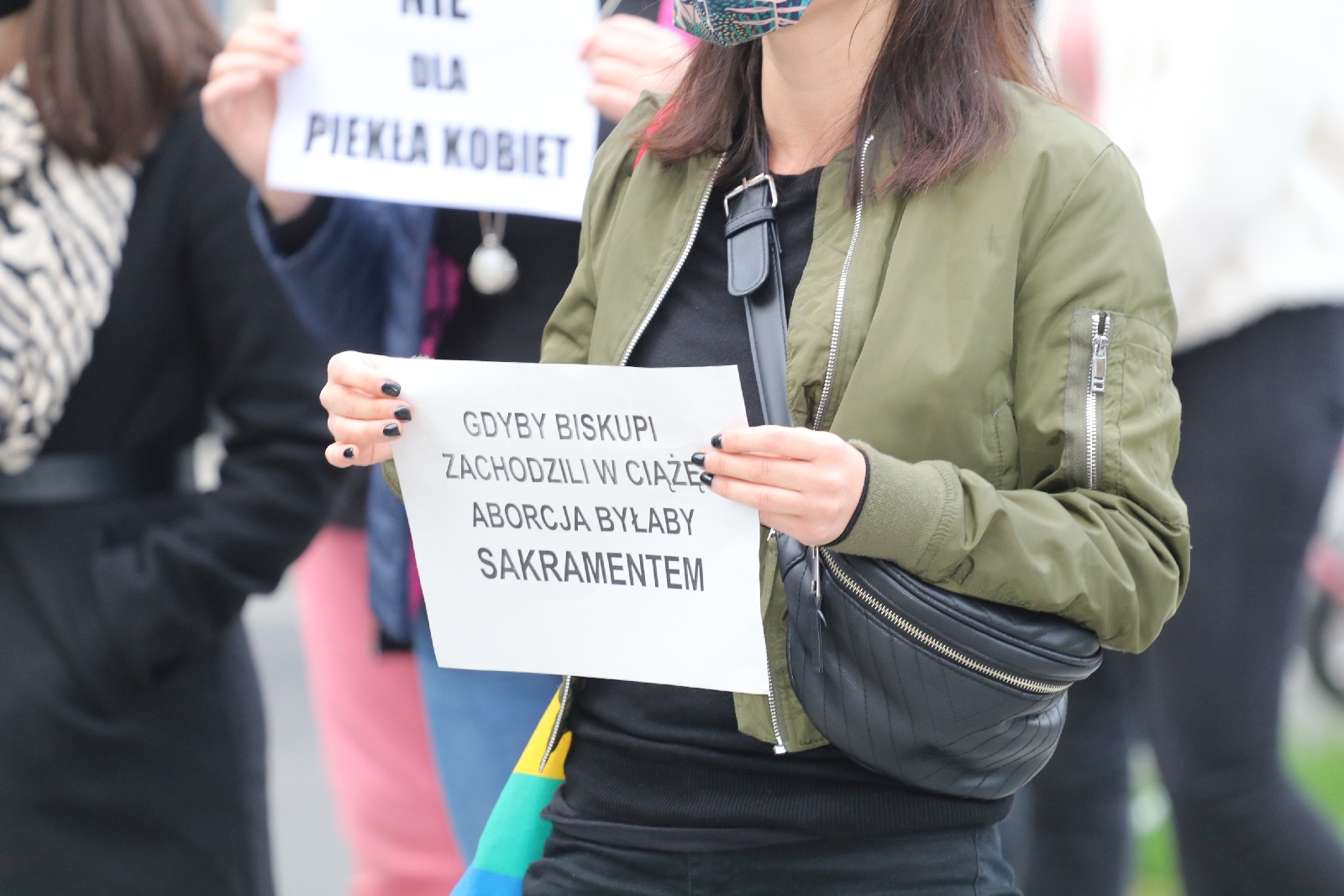 Protest przed siedzibą PiS: Nie dla Piekła Kobiet