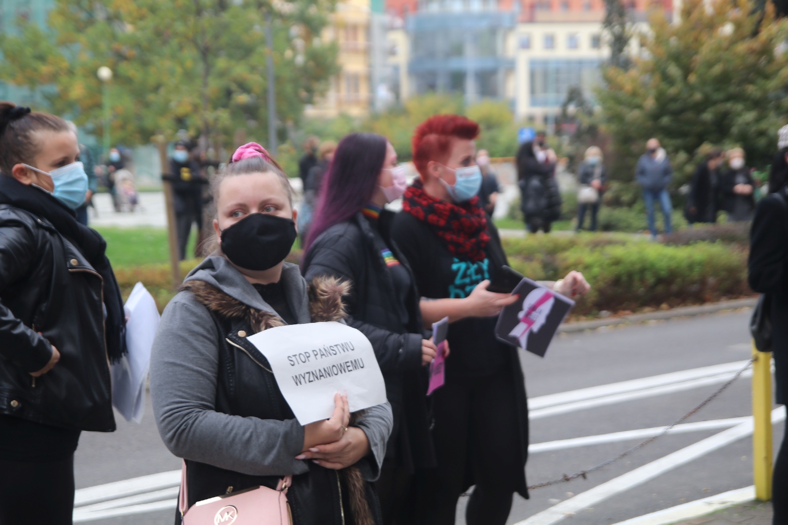 Protest przed siedzibą PiS: Nie dla Piekła Kobiet