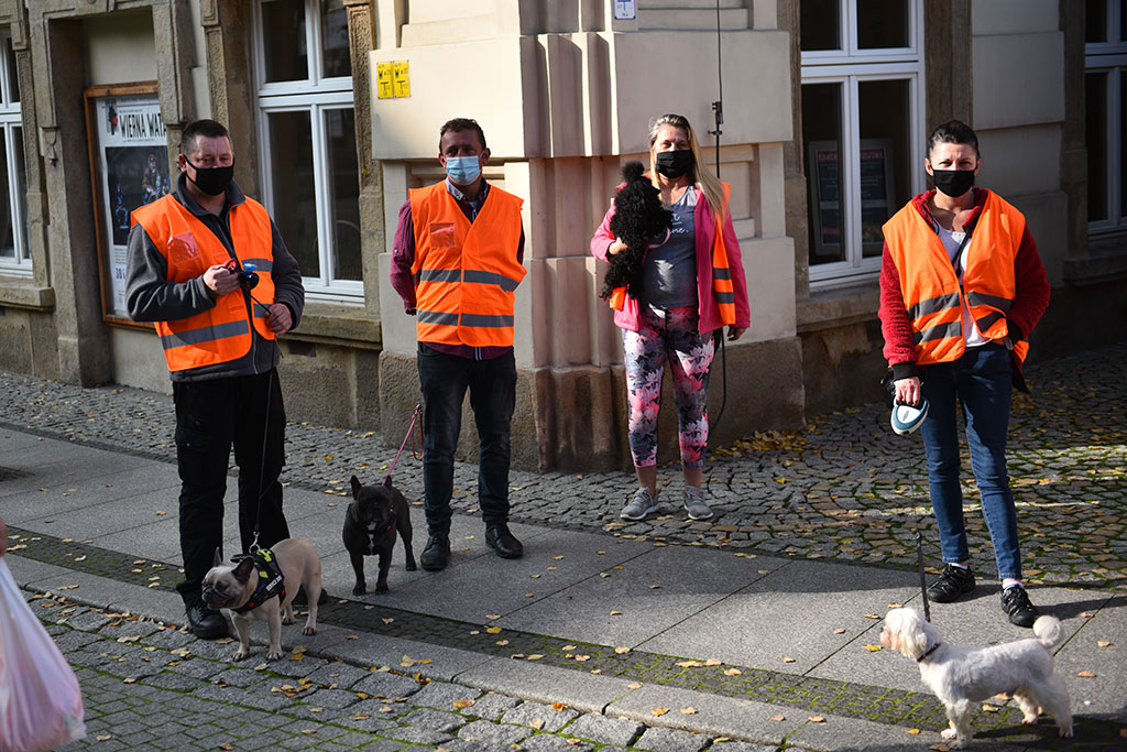 Hodowcy psów protestowali przeciwko Piątce dla zwierząt