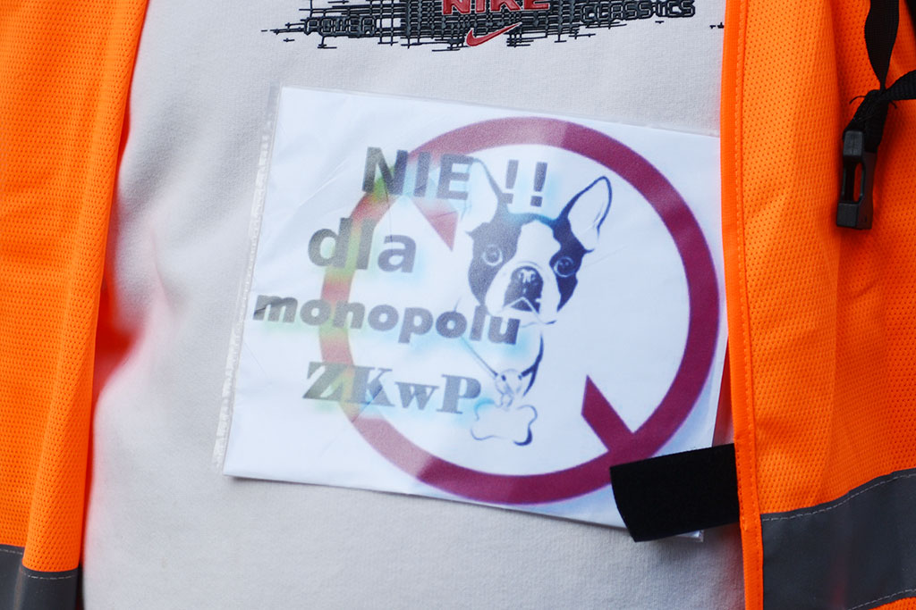 Hodowcy psów protestowali przeciwko Piątce dla zwierząt