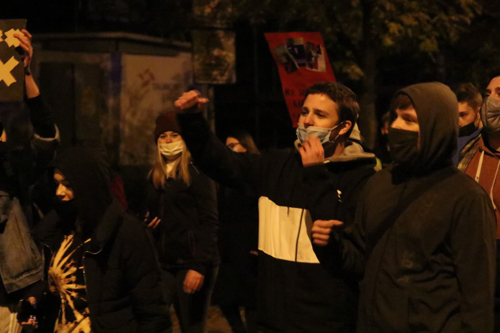 Dwieście osób w siódmym dniu protestu na ulicach Legnicy