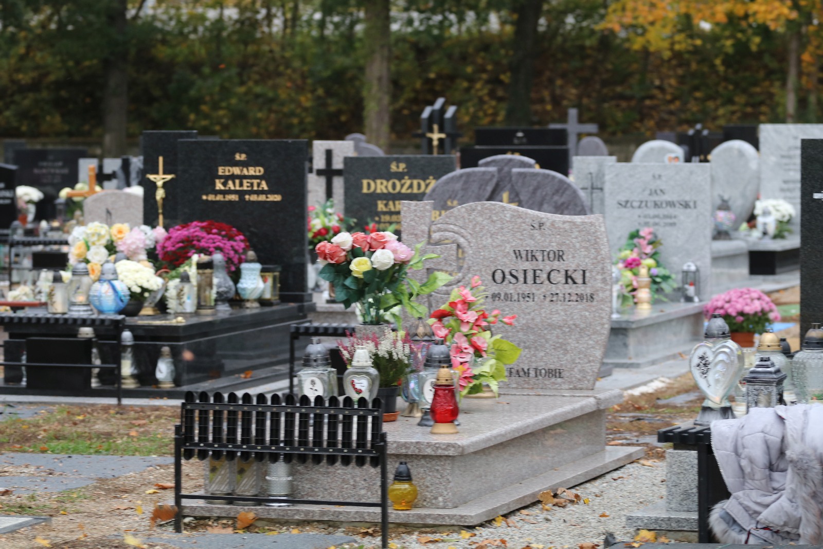 Legnicki cmentarz przed Dniem Wszystkich Świętych