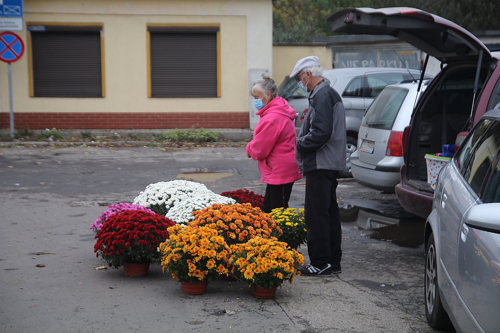 Spokojnie na legnickim cmentarzu w pierwszym dniu po otwarciu