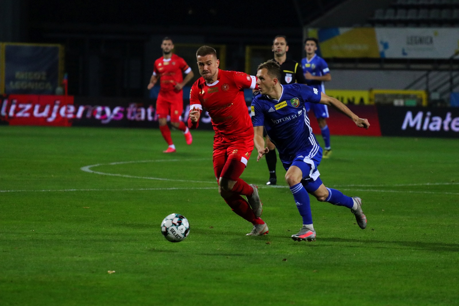 Szczęśliwy remis piłkarzy Miedzi Legnica z Widzewem Łódź