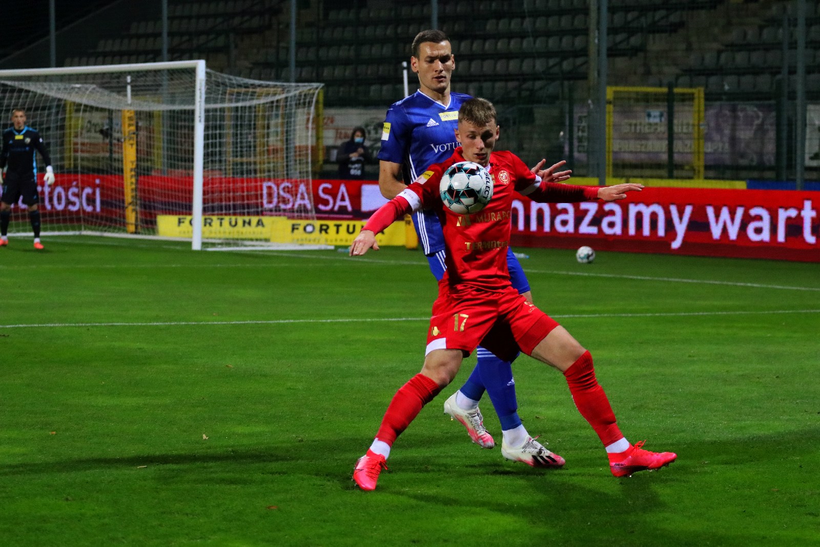 Szczęśliwy remis piłkarzy Miedzi Legnica z Widzewem Łódź