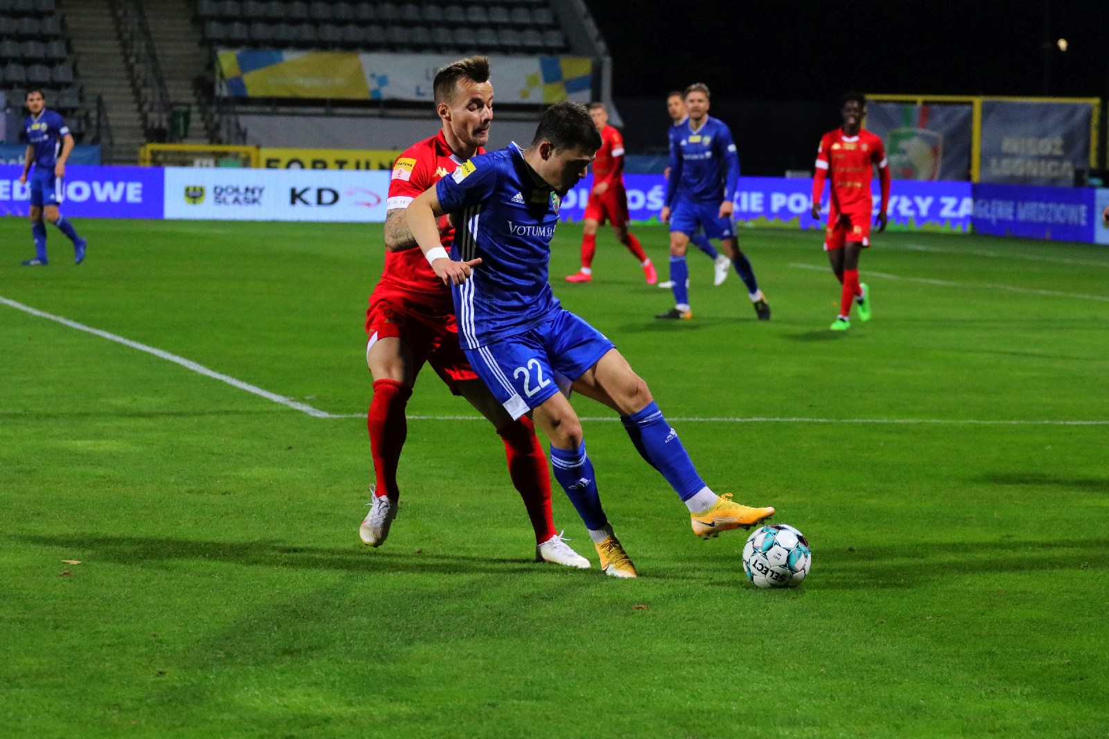 Szczęśliwy remis piłkarzy Miedzi Legnica z Widzewem Łódź