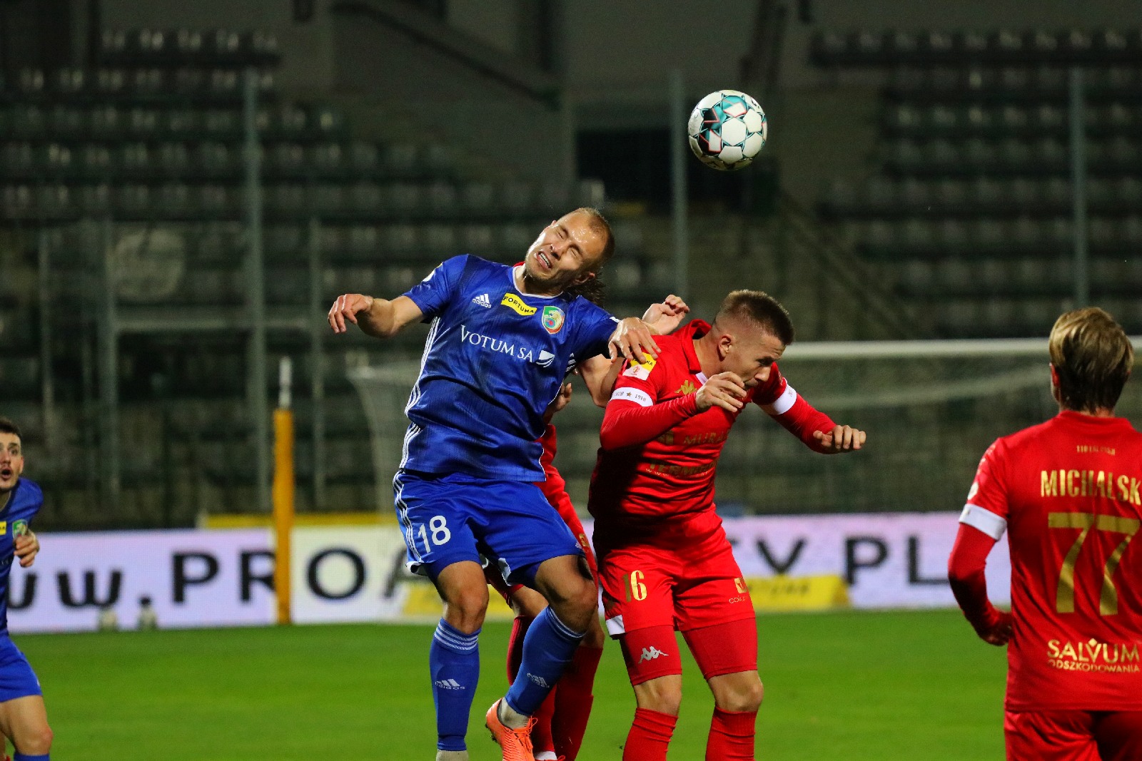 Szczęśliwy remis piłkarzy Miedzi Legnica z Widzewem Łódź