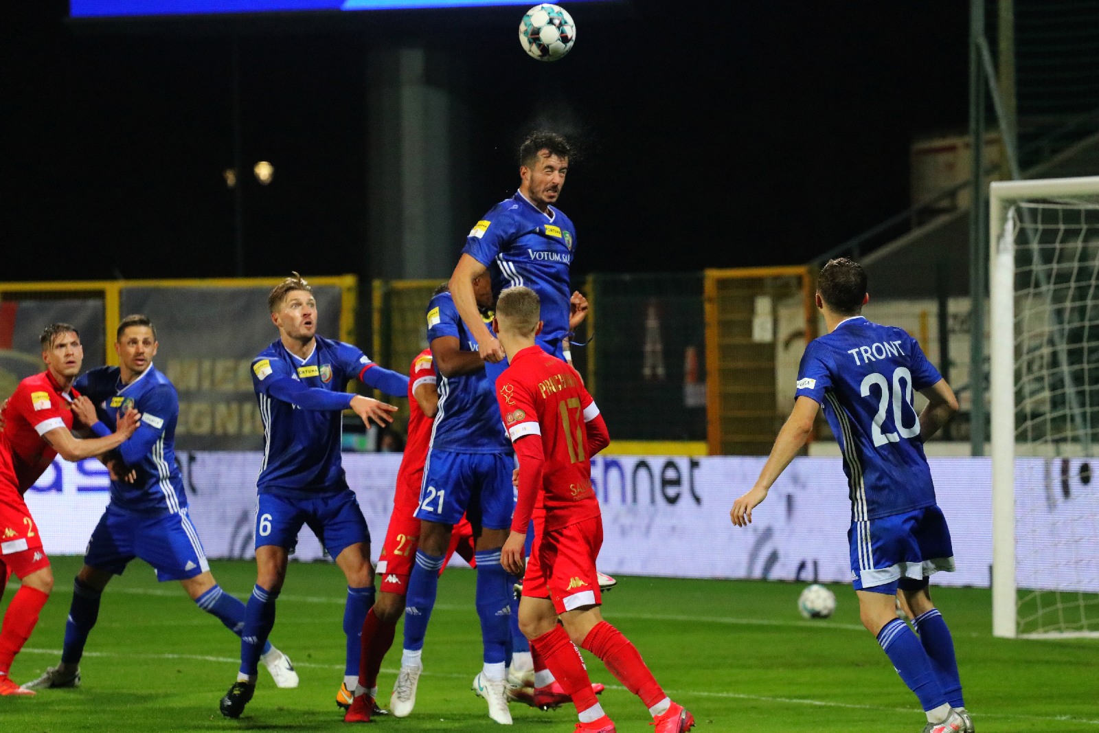 Szczęśliwy remis piłkarzy Miedzi Legnica z Widzewem Łódź