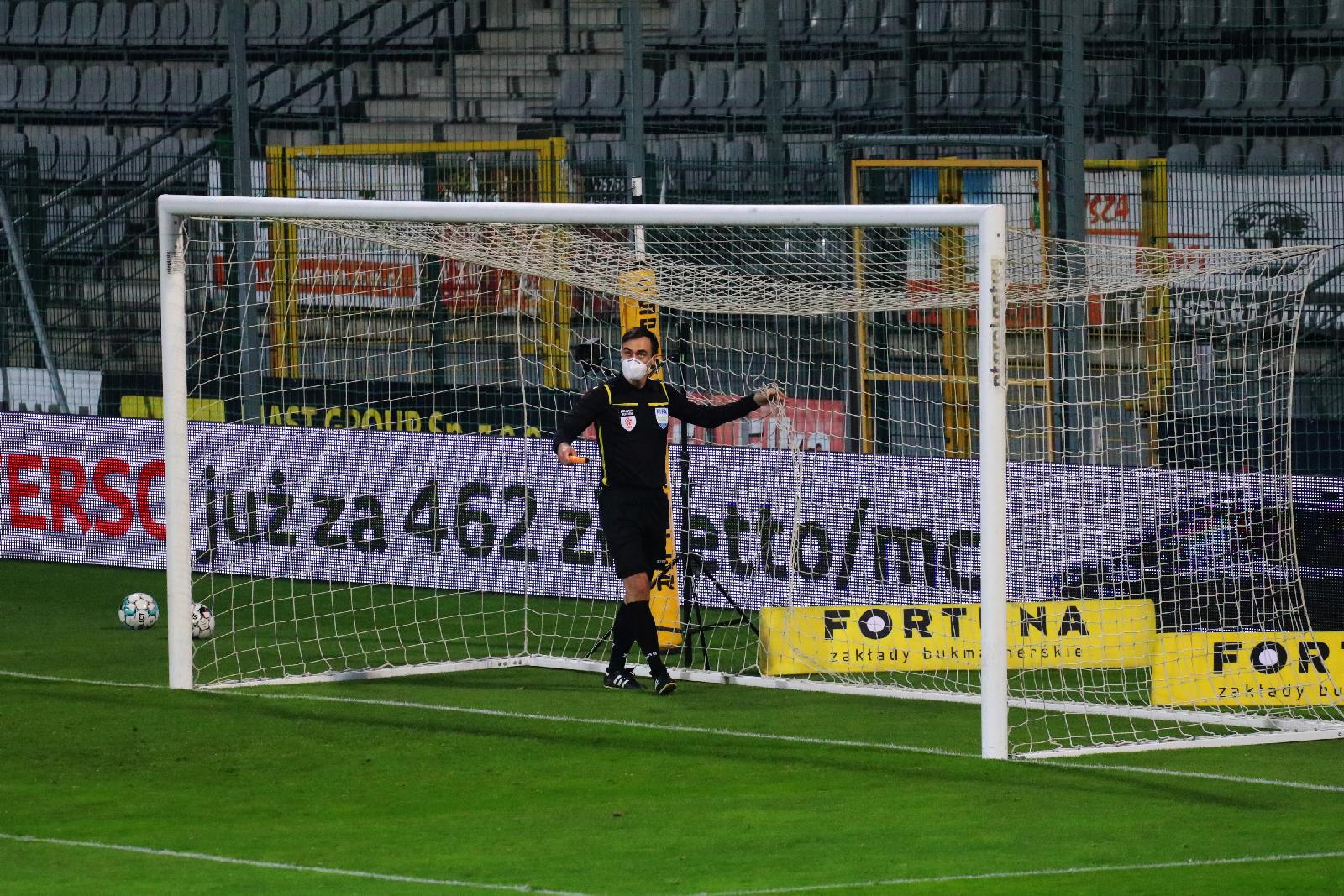 Szczęśliwy remis piłkarzy Miedzi Legnica z Widzewem Łódź