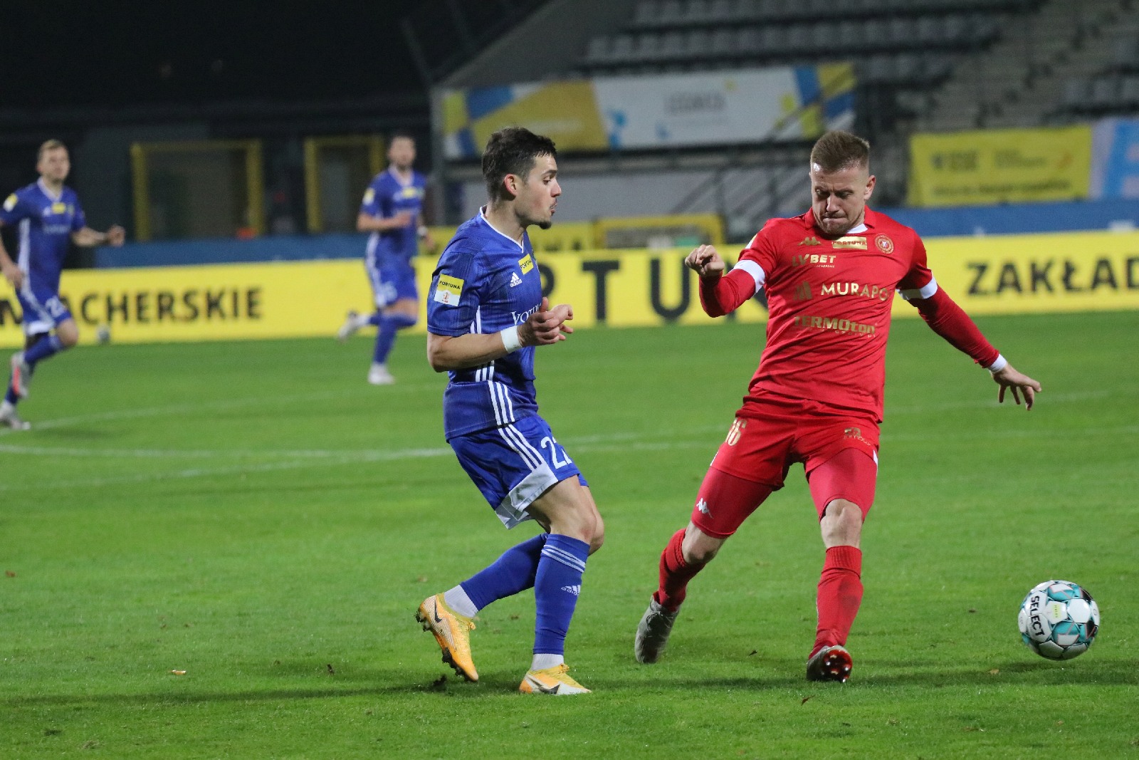 Szczęśliwy remis piłkarzy Miedzi Legnica z Widzewem Łódź