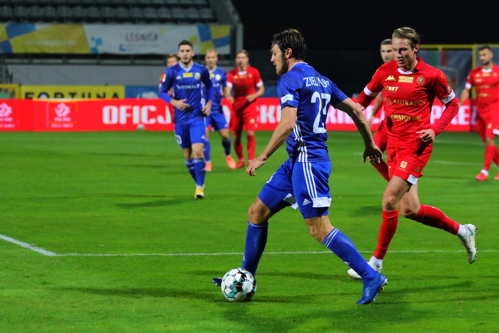 Szczęśliwy remis piłkarzy Miedzi Legnica z Widzewem Łódź