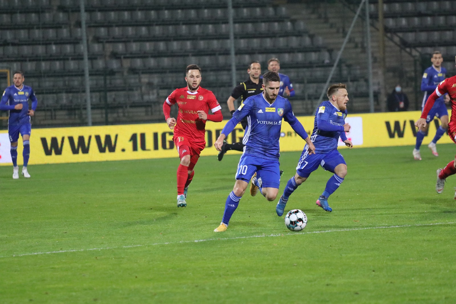 Szczęśliwy remis piłkarzy Miedzi Legnica z Widzewem Łódź