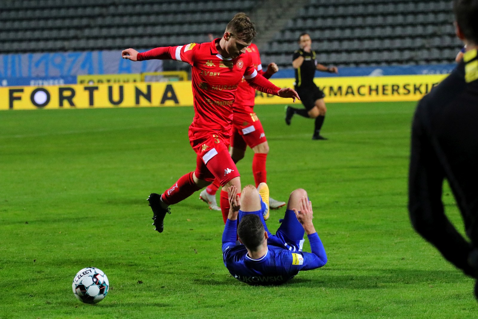 Szczęśliwy remis piłkarzy Miedzi Legnica z Widzewem Łódź