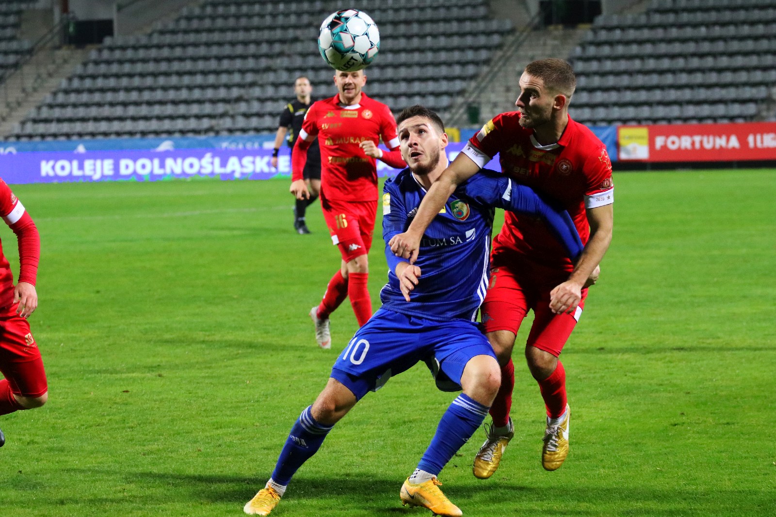 Szczęśliwy remis piłkarzy Miedzi Legnica z Widzewem Łódź