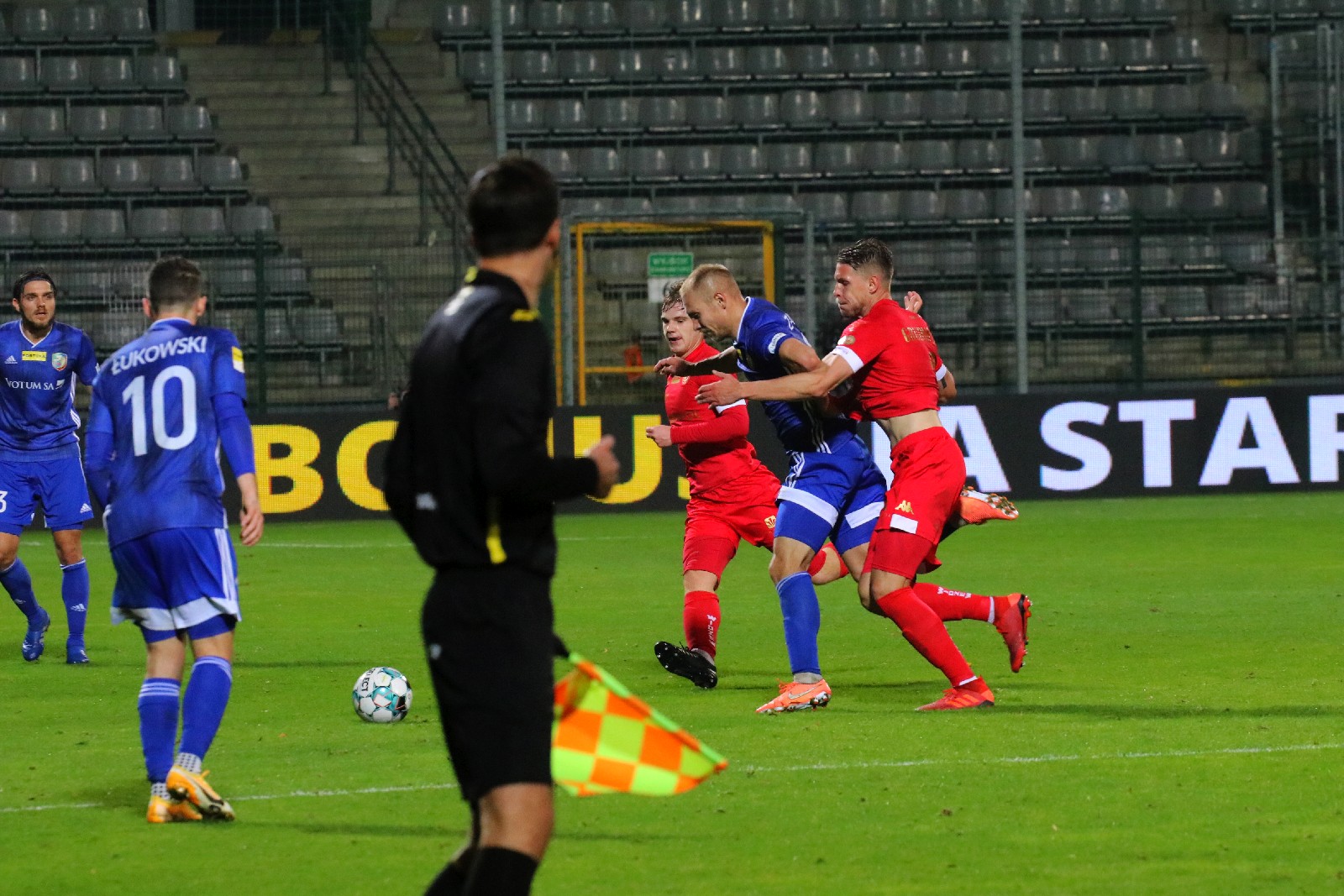 Szczęśliwy remis piłkarzy Miedzi Legnica z Widzewem Łódź