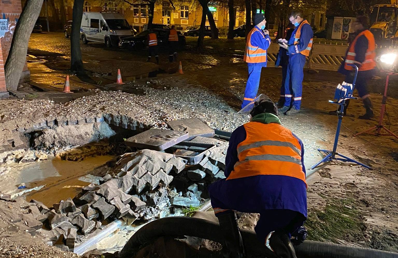 Potężna awaria magistrali wodnej. Nie ma wody w całej Legnicy