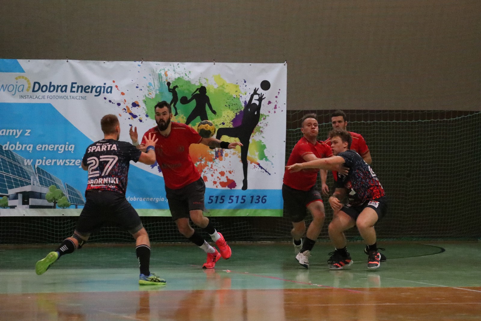 Dziewiątka Legnica pokonuje we własnej hali Spartę Oborniki