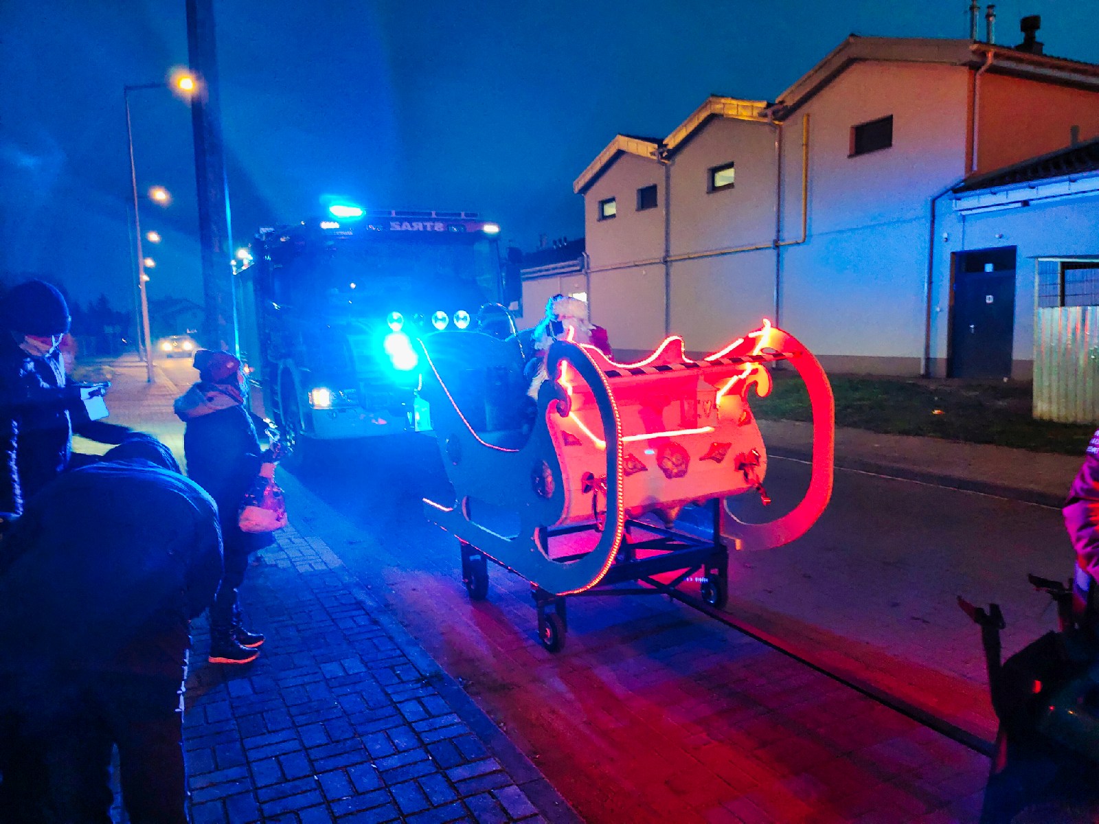 Na prochowickich ulicach można spotkać Świętego Mikołaja