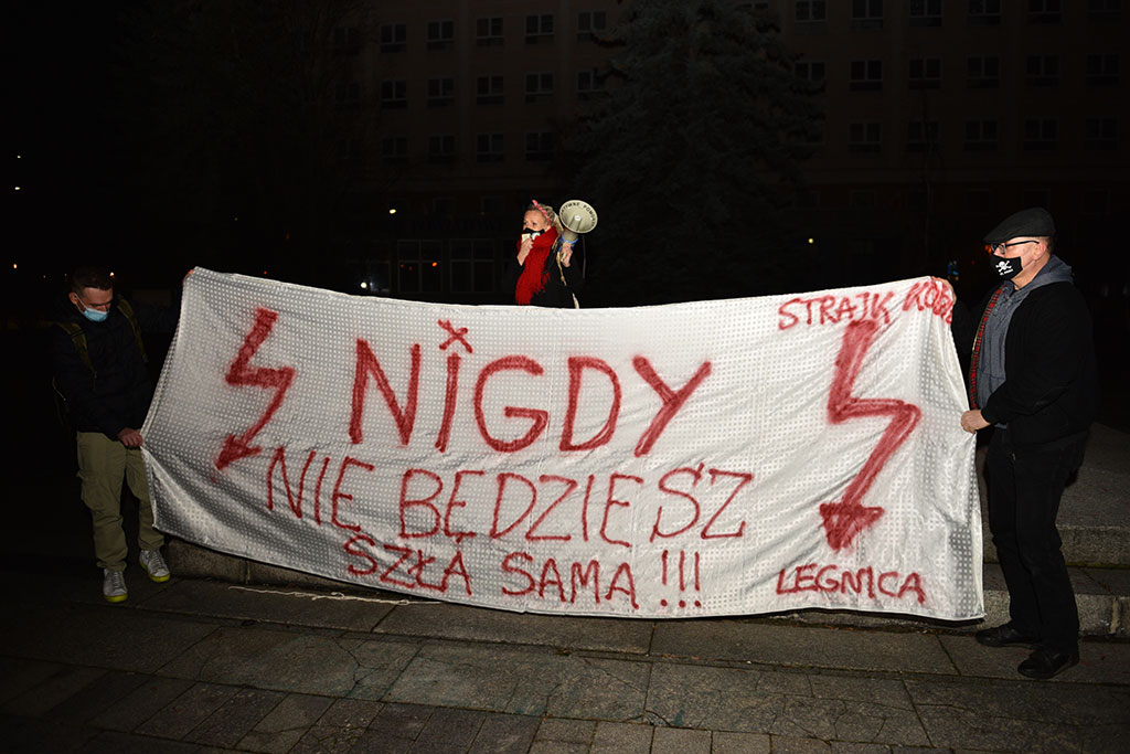 Coraz mniej osób uczestniczy w legnickich protestach