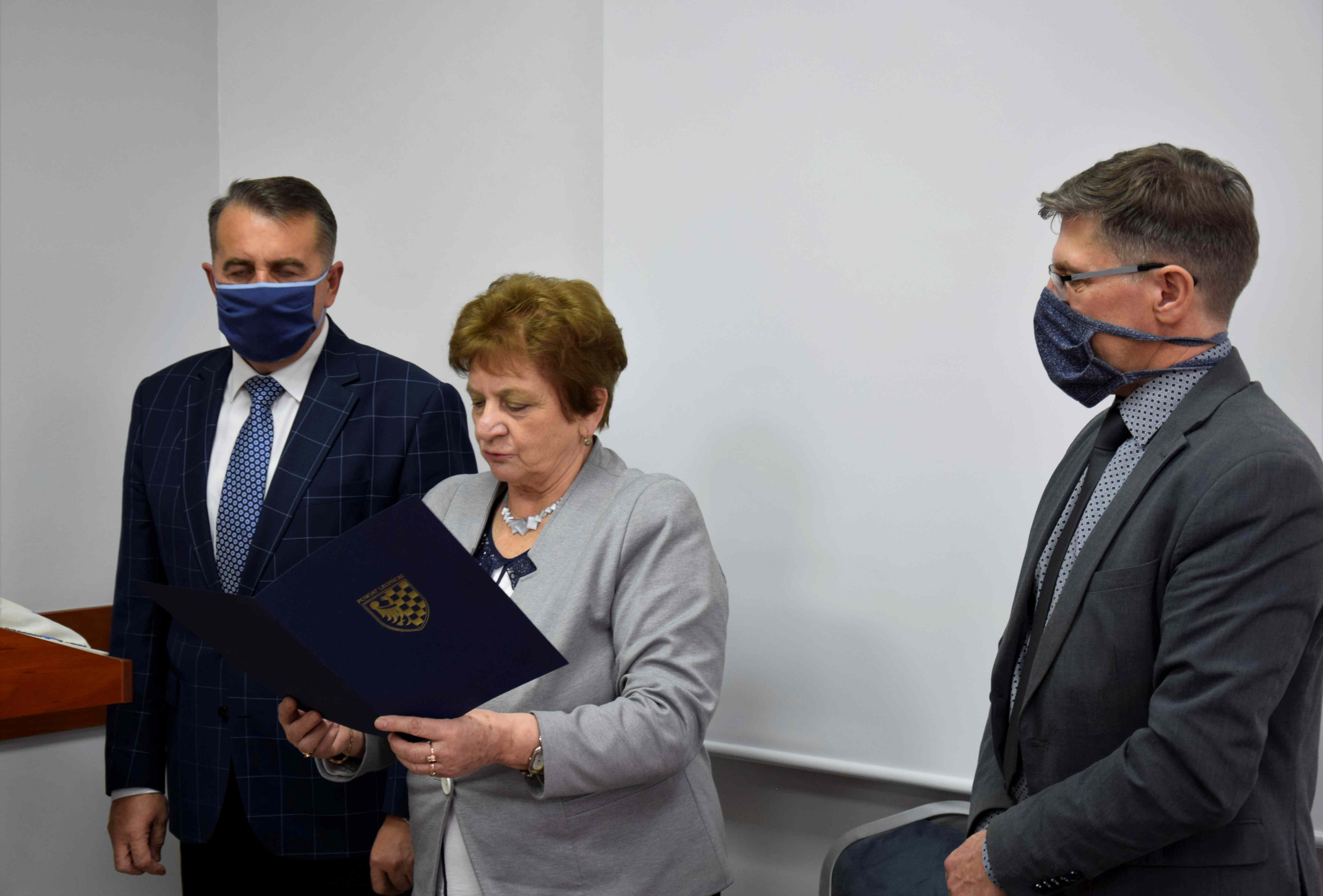 Władze starostwa pogratulowały sukcesu chojnowskiej akrobatce