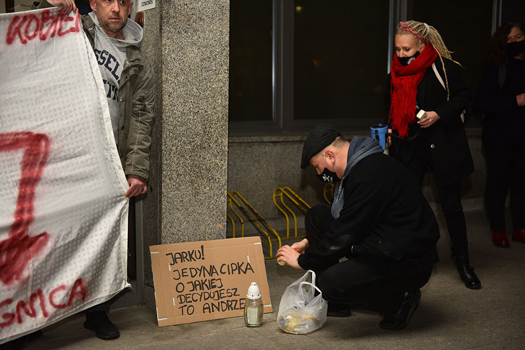 Coraz mniej osób uczestniczy w legnickich protestach