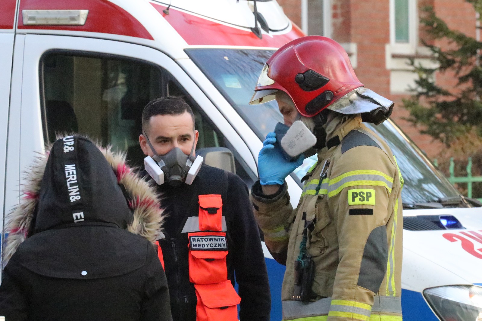 Wypadek na Rataja. Dwie osoby odwiezione do szpitala